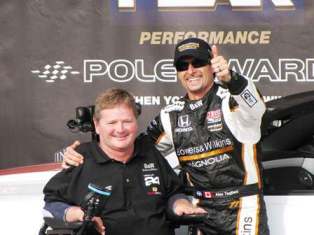 Sam Schmidt and Alex Tagliani